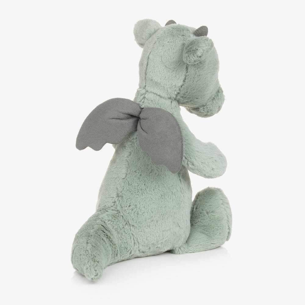 Jellycat-لعبة طرية بتصميم التنيين لون أخضر (31 سم) | Childrensalon