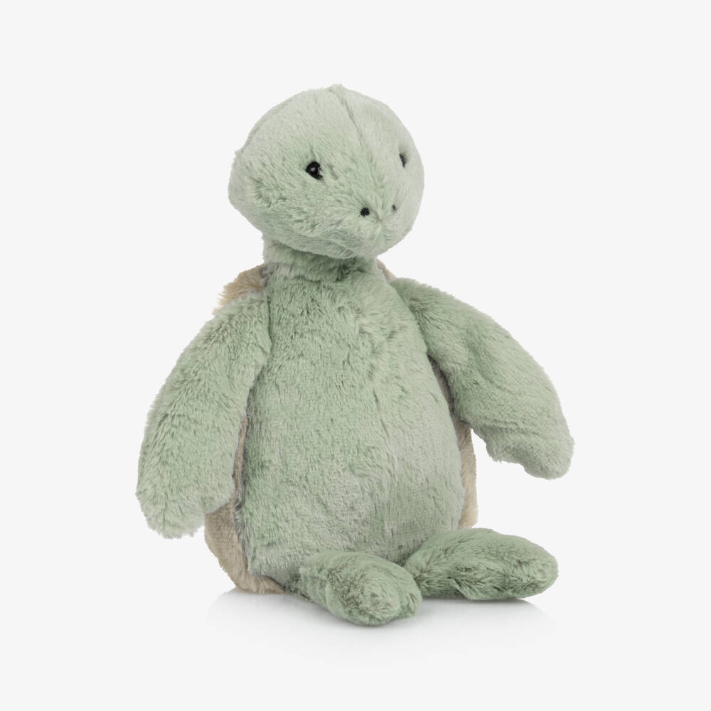 Jellycat-Green Bashful Turtle Soft Toy (31cm) | Childrensalon