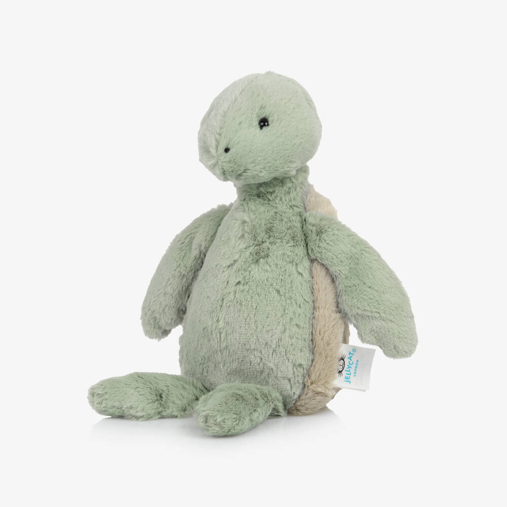 Jellycat-Green Bashful Turtle Soft Toy (31cm) | Childrensalon