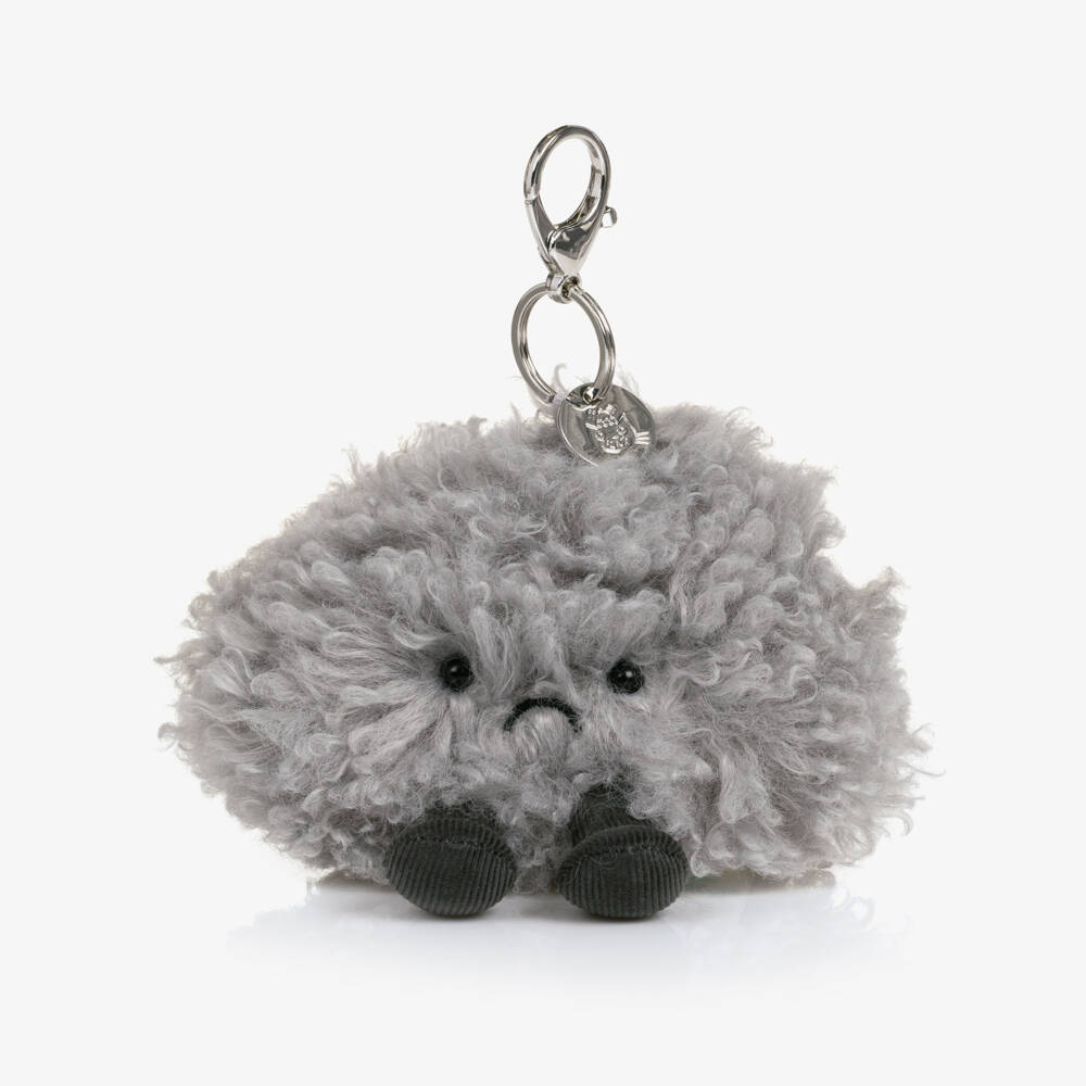 Jellycat-Grey Amuseables Cirrus Storm Cloud Bag Charm (13cm) | Childrensalon