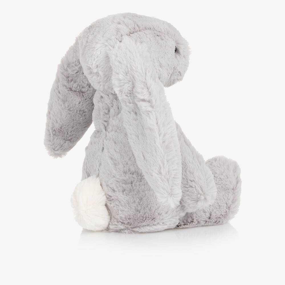 Jellycat-Grey Bashful Bunny Rabbit Soft Toy (31cm) | Childrensalon