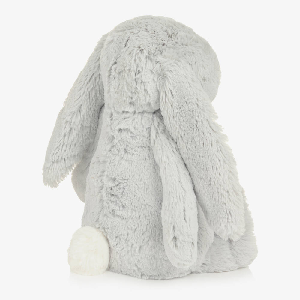 Jellycat-Grey Blossom Silver Bunny Bloom Soft Toy (28cm) | Childrensalon