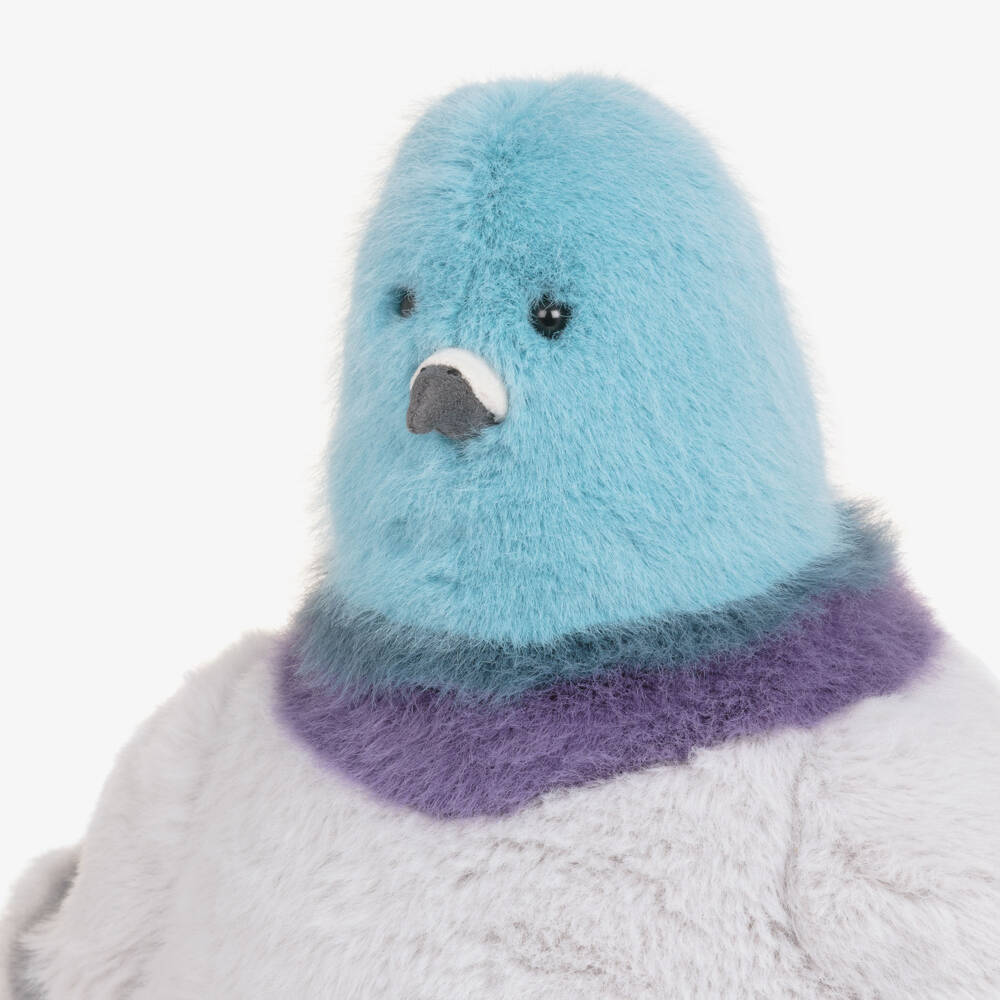 Jellycat-Grey & Blue Strutton Pigeon Soft Toy (22cm) | Childrensalon