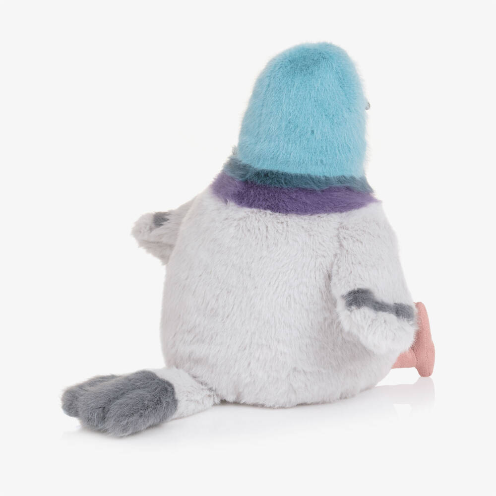 Jellycat-Grey & Blue Strutton Pigeon Soft Toy (22cm) | Childrensalon