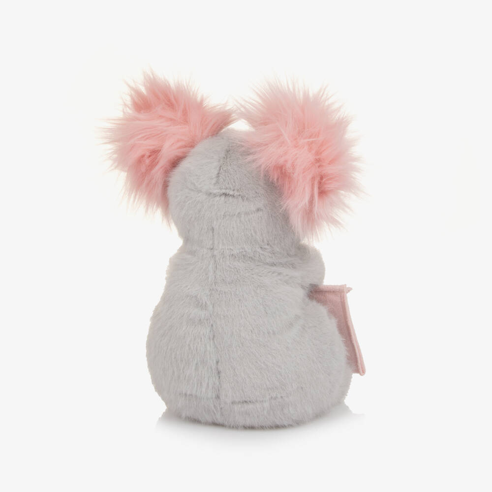 Jellycat-Grey & Pink Koala with Message Soft Toy (20cm) | Childrensalon