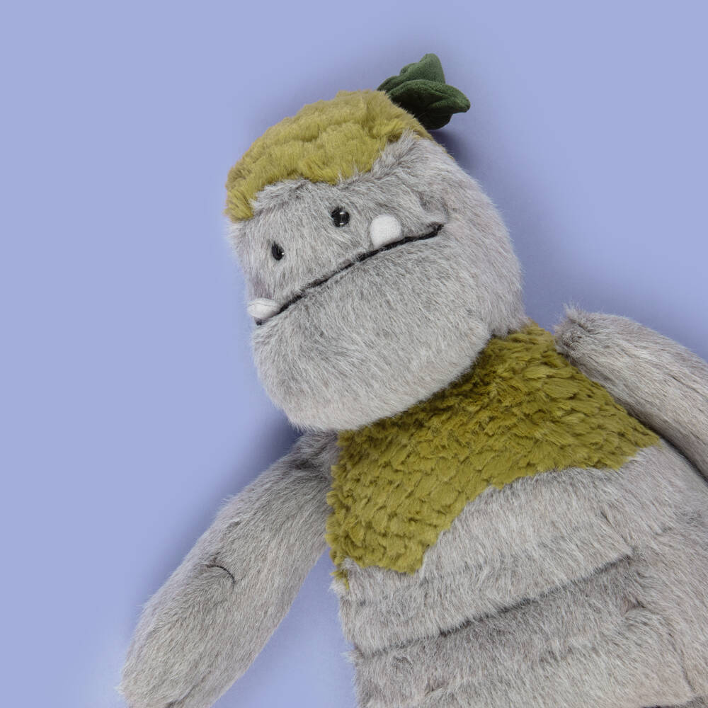 Jellycat-Grey Rockleton Soft Toy (35cm) | Childrensalon