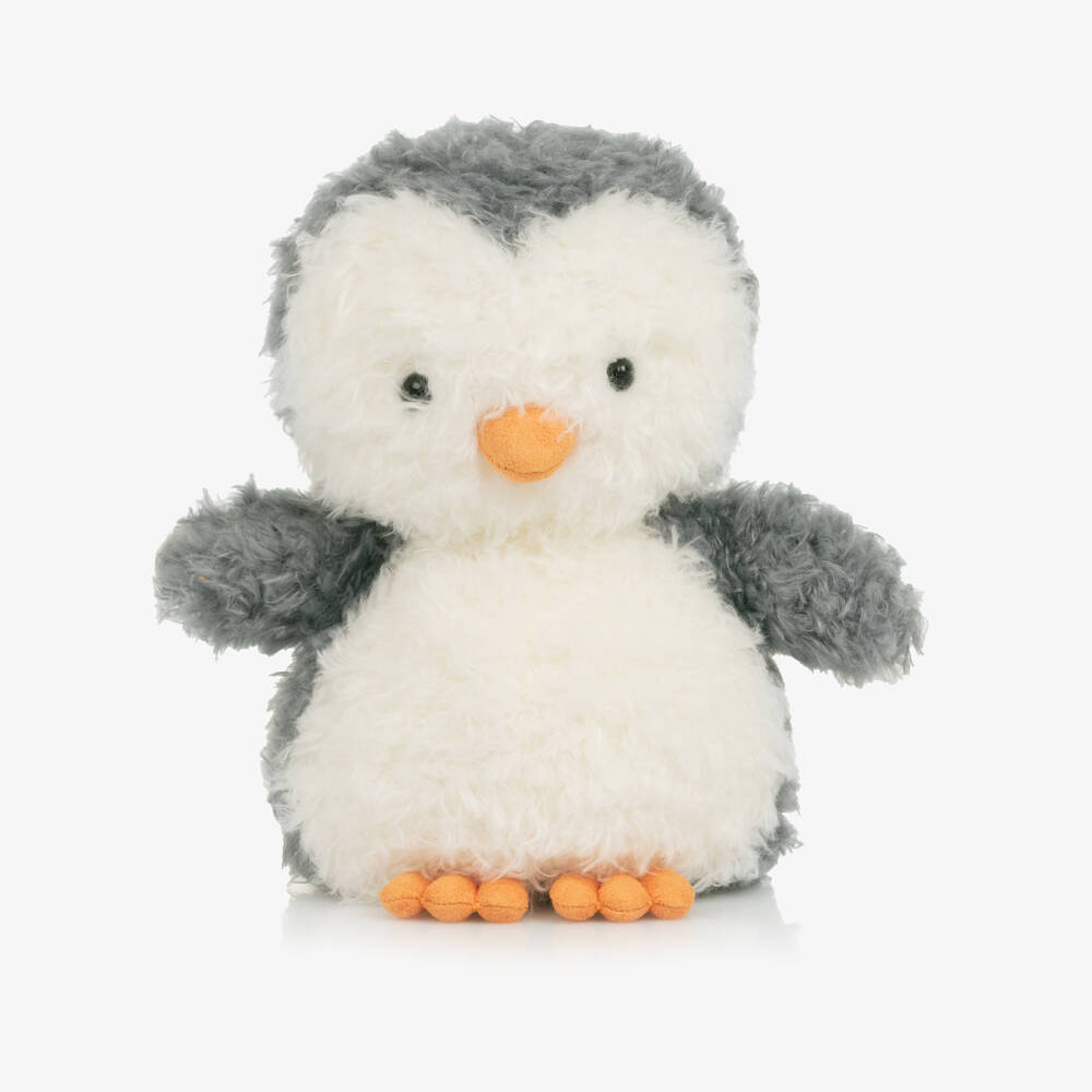 Jellycat-Мягкая игрушка серо-белая Пингвин (18см) | Childrensalon