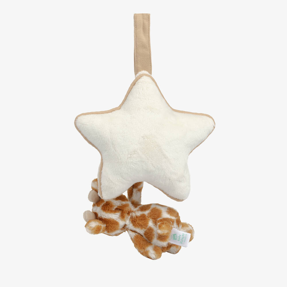 Jellycat-Ivory Bashful Giraffe Muscial Toy (19cm) | Childrensalon