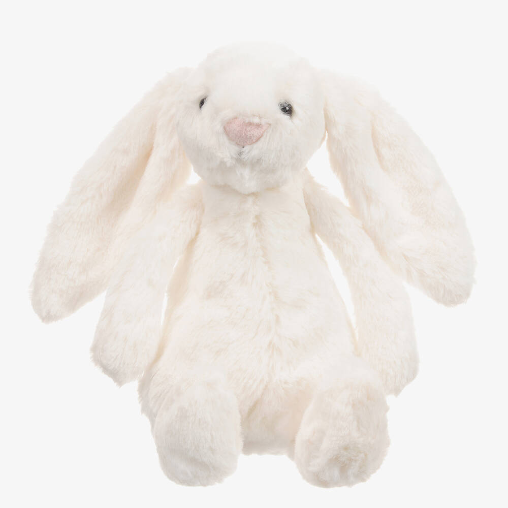 Jellycat-Ivory Bashful Shimmer Bunny Rabbit Soft Toy (18cm) | Childrensalon
