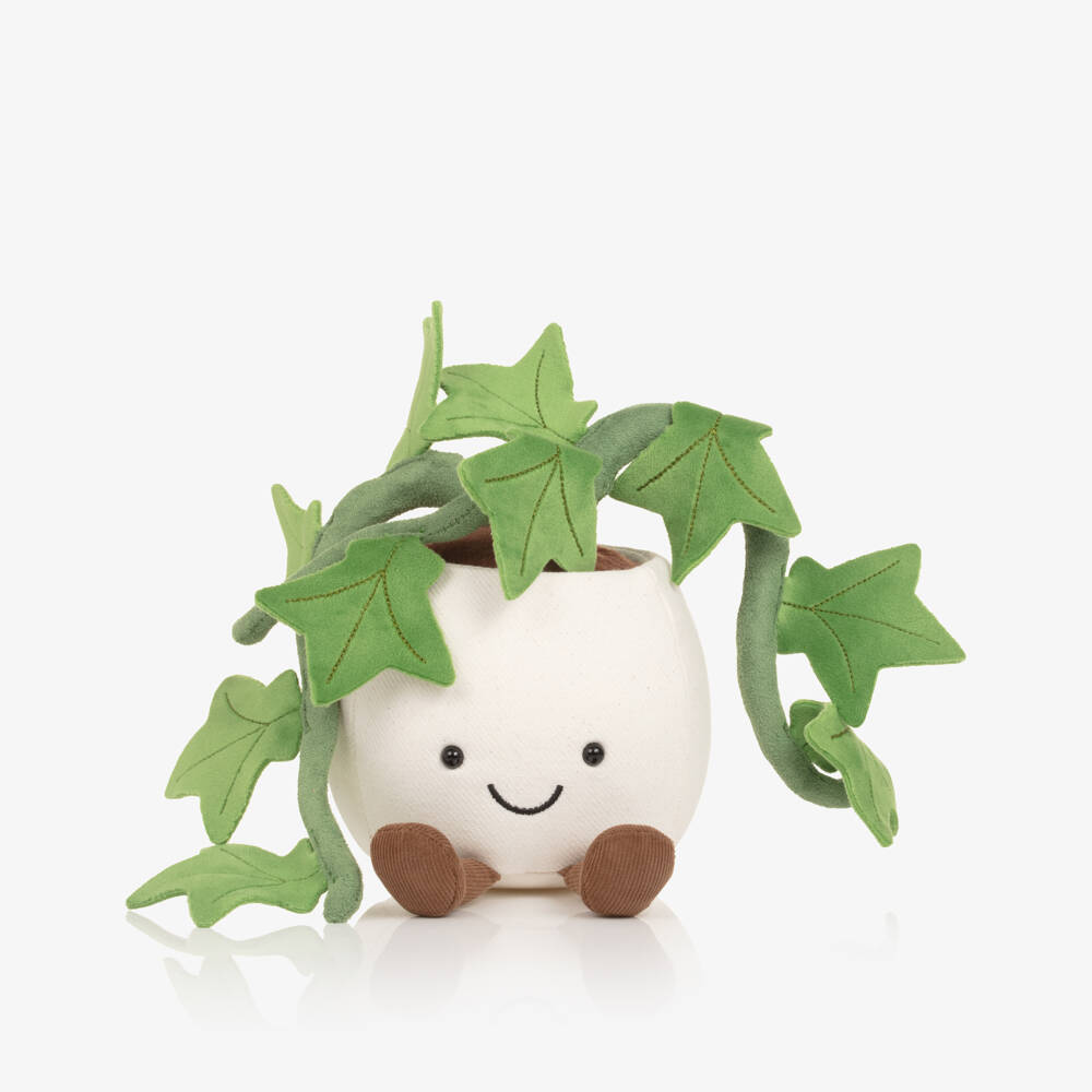 Jellycat-لعبة طرية علي شكل إيفى لون عاجي وأخضر (16 سم) | Childrensalon