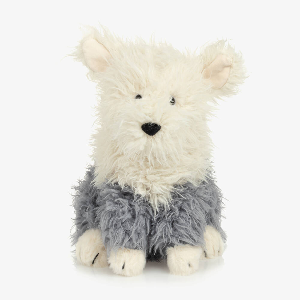 Jellycat-Ivory & Grey Ewert Sheepdog Soft Toy (29cm) | Childrensalon