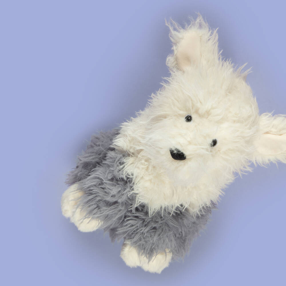 Jellycat-Ivory & Grey Ewert Sheepdog Soft Toy (29cm) | Childrensalon