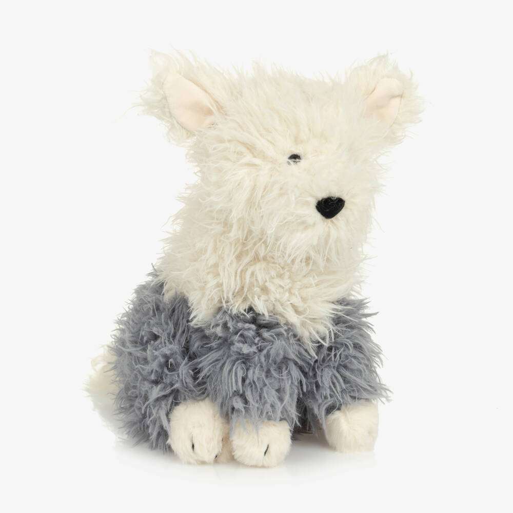 Jellycat-Ivory & Grey Ewert Sheepdog Soft Toy (29cm) | Childrensalon