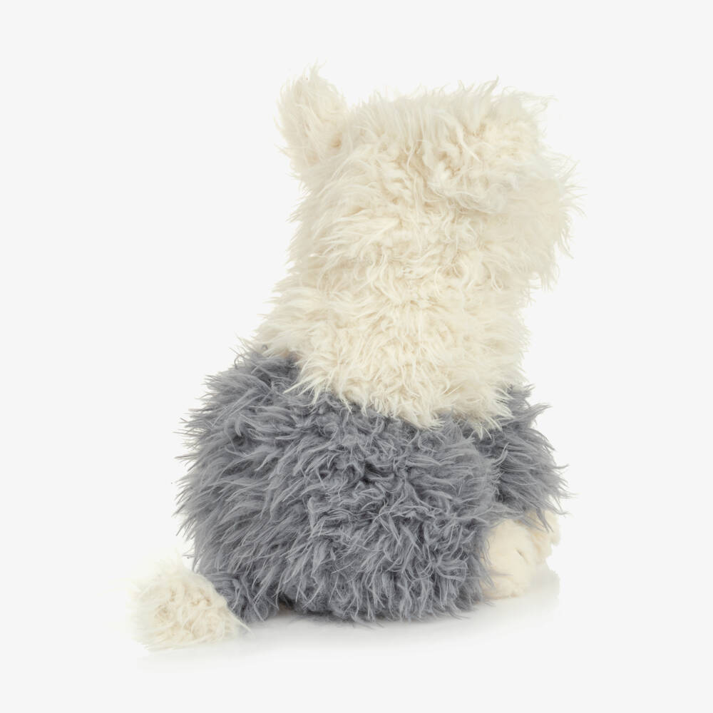 Jellycat-Ivory & Grey Ewert Sheepdog Soft Toy (29cm) | Childrensalon