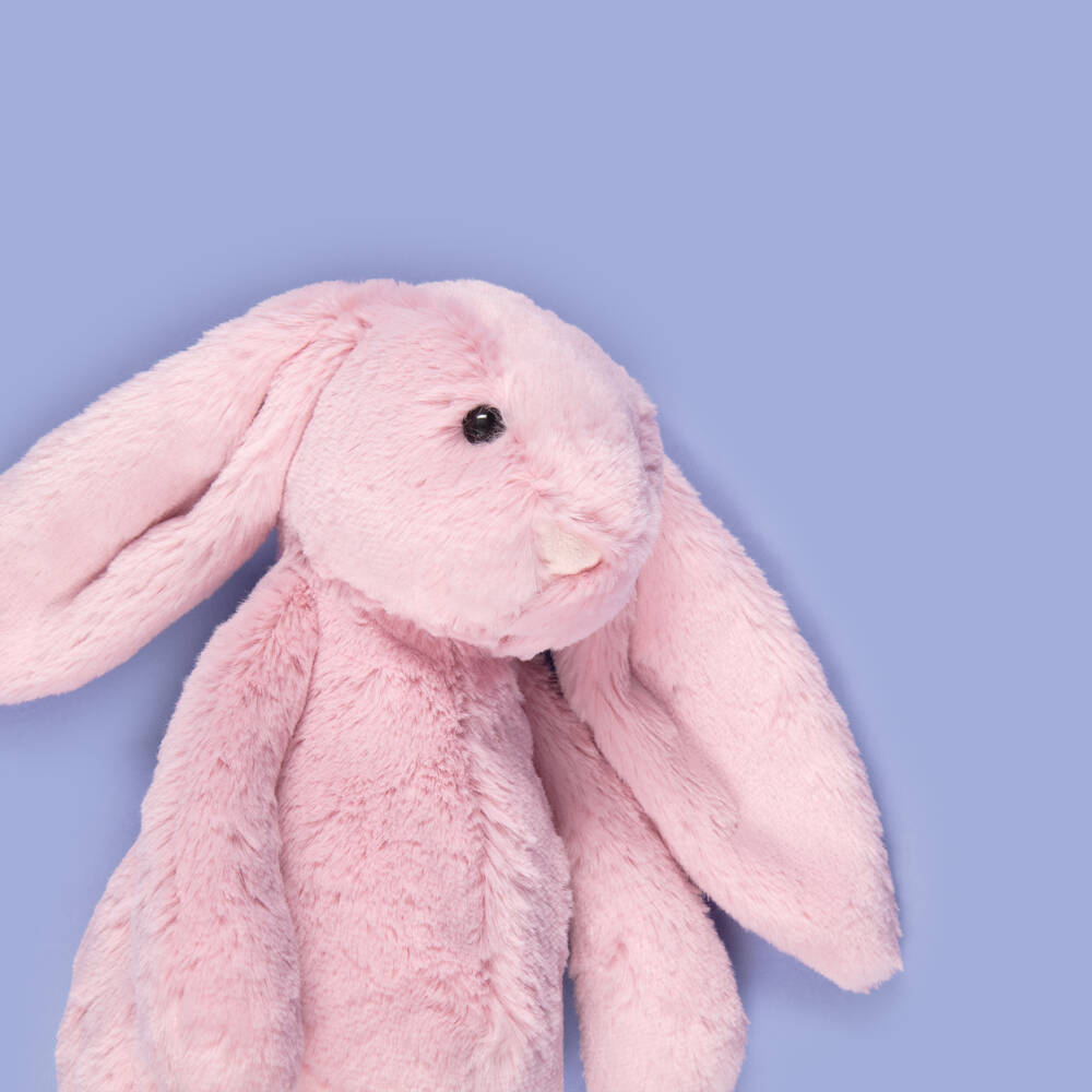 Jellycat-Medium Bashful Tulip Pink Bunny Soft Toy (31cm) | Childrensalon