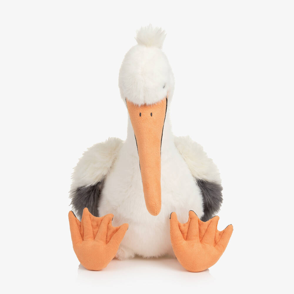 Jellycat-Off-White Keli Pelican Soft Toy (34cm) | Childrensalon