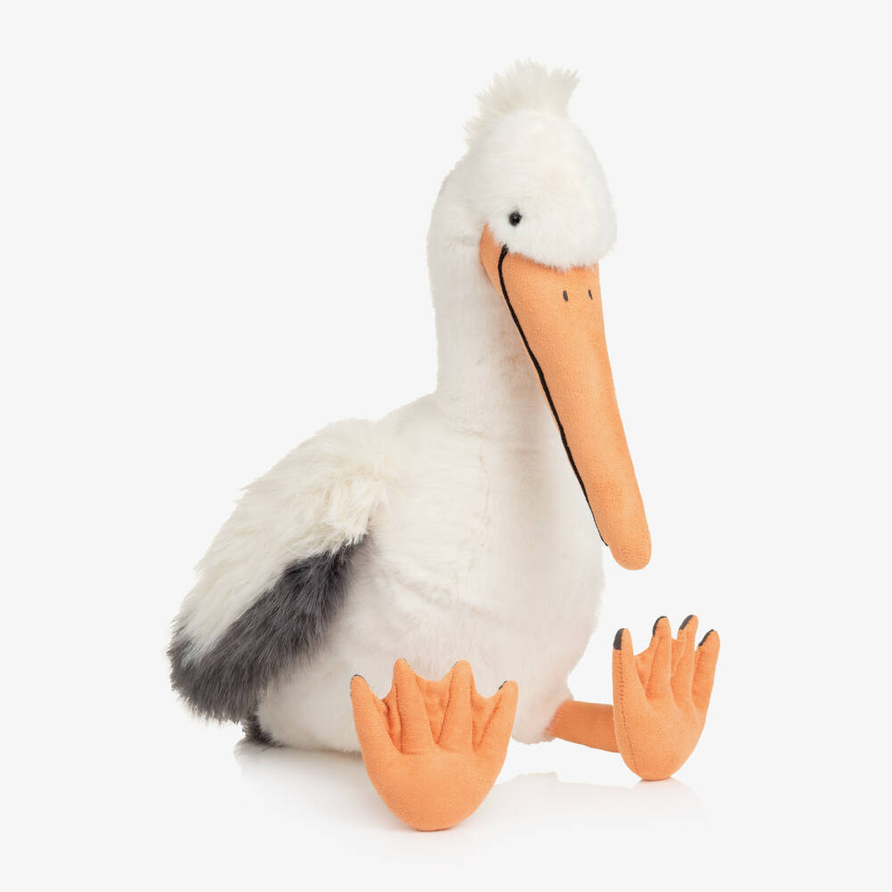 Jellycat-Off-White Keli Pelican Soft Toy (34cm) | Childrensalon