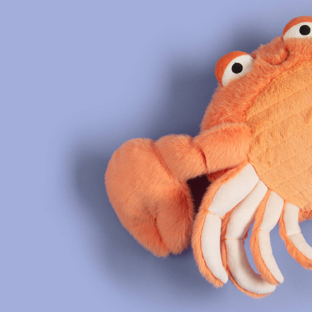 Jellycat-Orange Pinchsnap Crab Soft Toy (20cm) | Childrensalon
