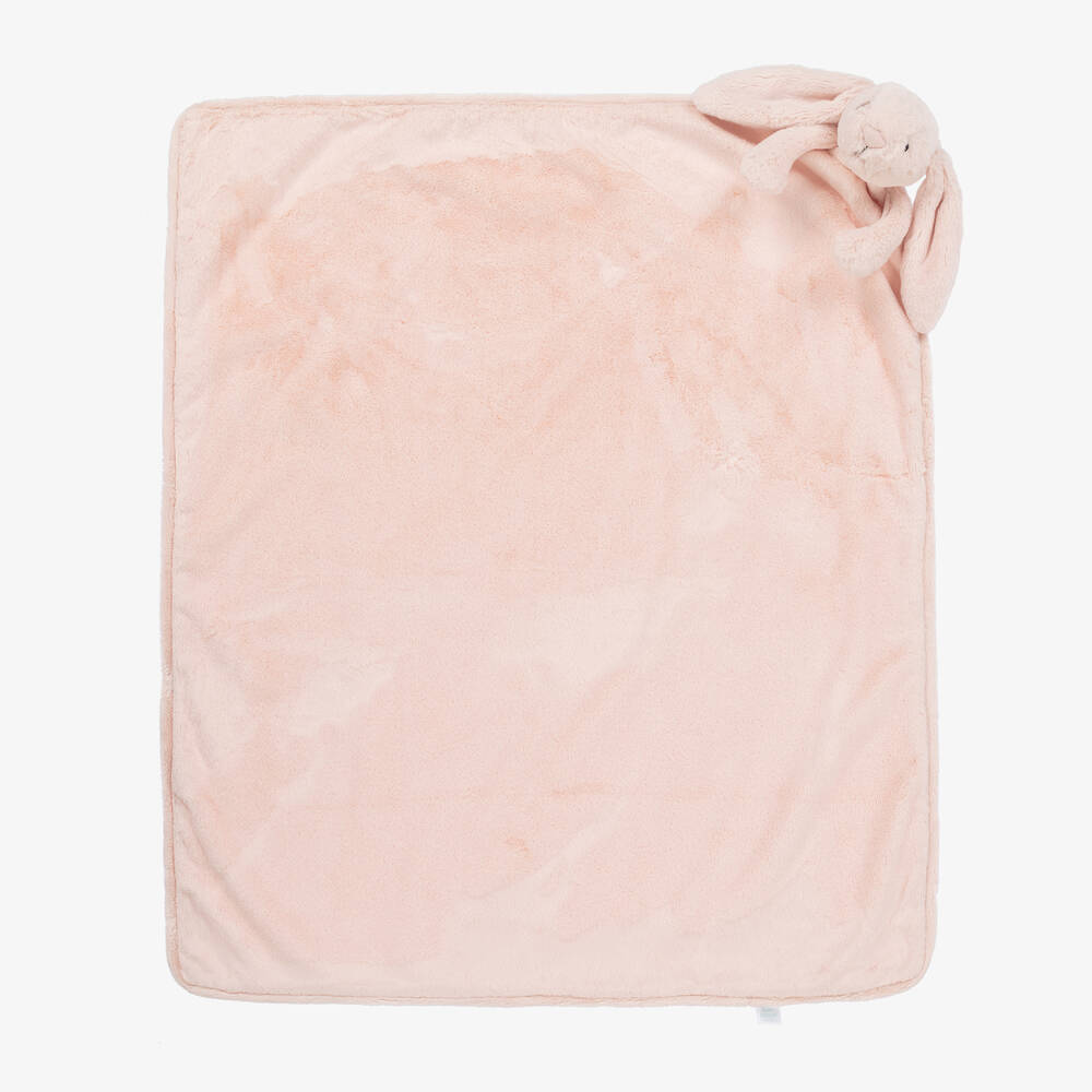 Jellycat-Pink Bashful Bunny Baby Blanket (68cm) | Childrensalon