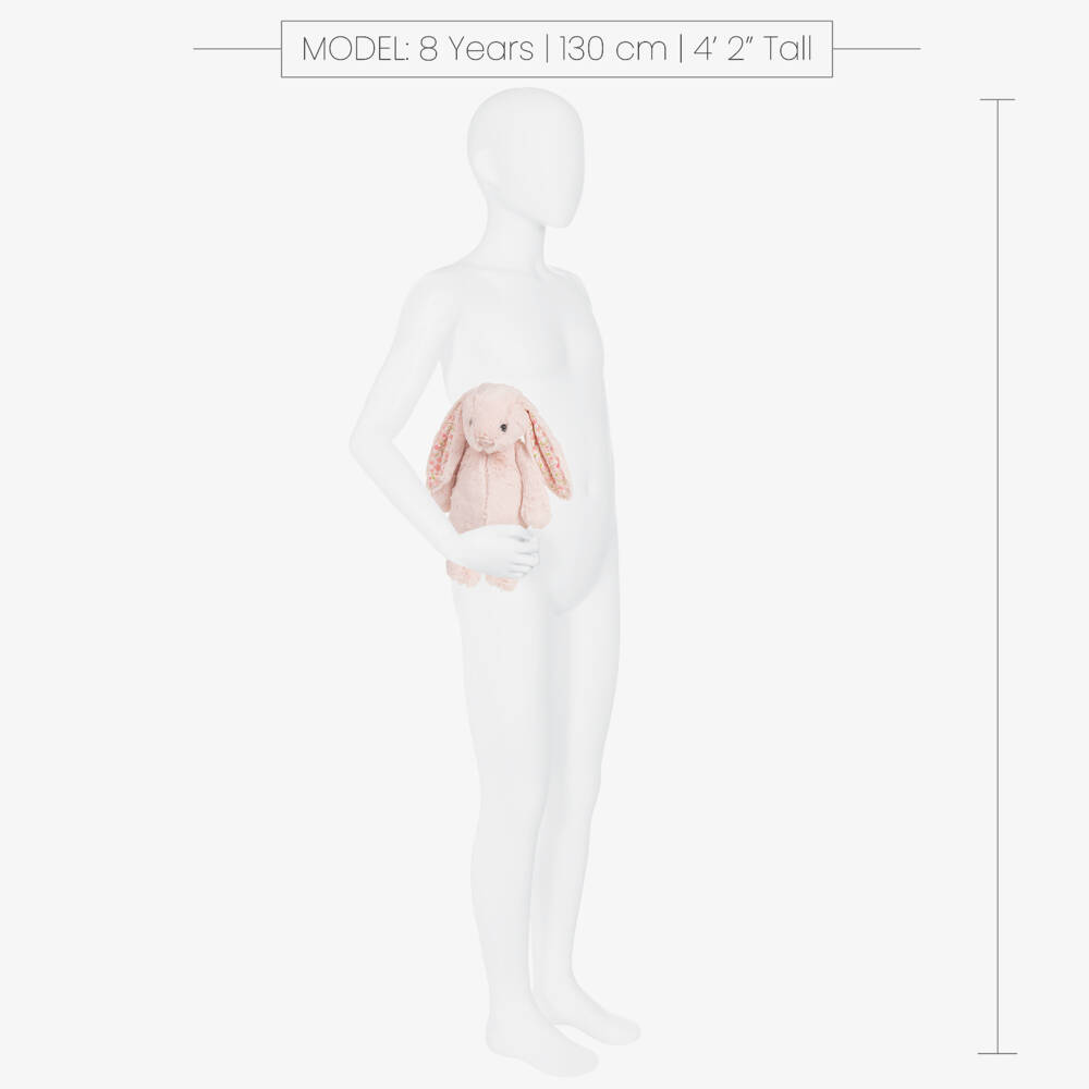 Jellycat-Pink Blossom Blush Bunny Cherry Soft Toy | Childrensalon