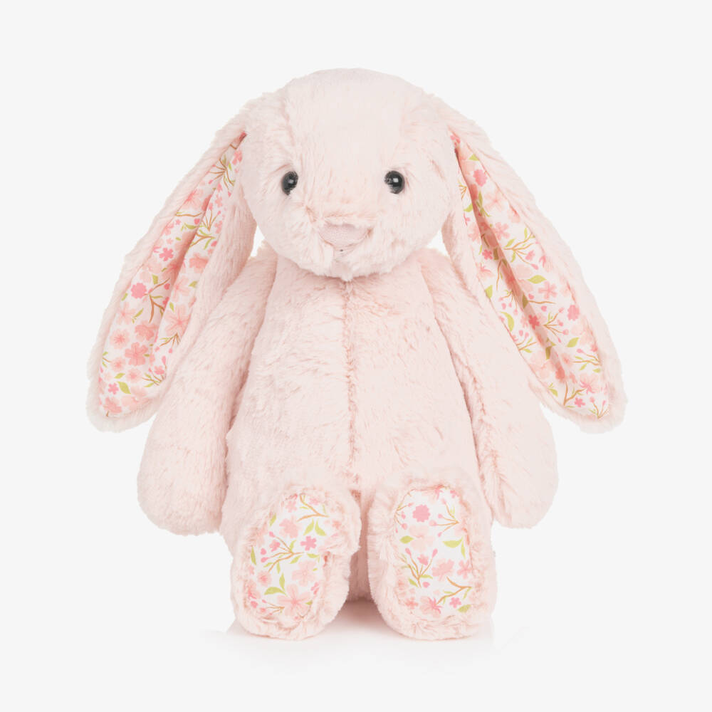 Jellycat-Pink Blossom Blush Bunny Cherry Soft Toy | Childrensalon
