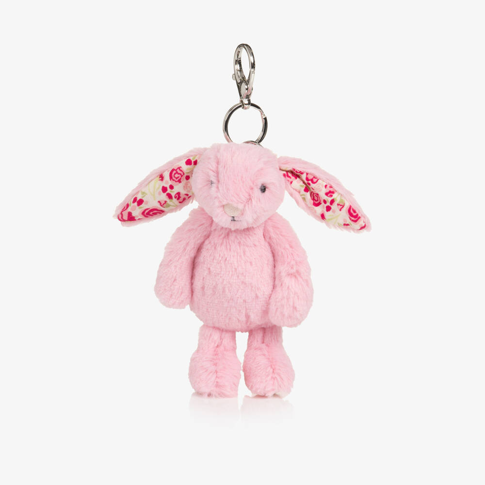 Jellycat-Pink Blushkin Blossom Bunny Bag Charm (18cm) | Childrensalon