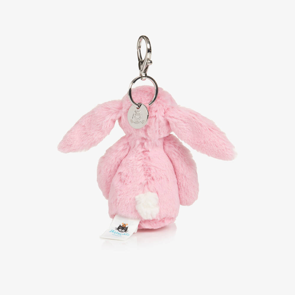 Jellycat-Pink Blushkin Blossom Bunny Bag Charm (18cm) | Childrensalon