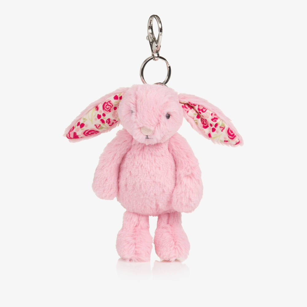 Jellycat-Pink Blushkin Blossom Bunny Bag Charm (18cm) | Childrensalon