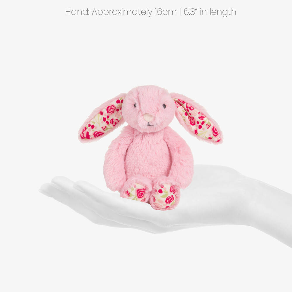 Jellycat-Pink Blushkin Blossom Bunny Bag Charm (18cm) | Childrensalon