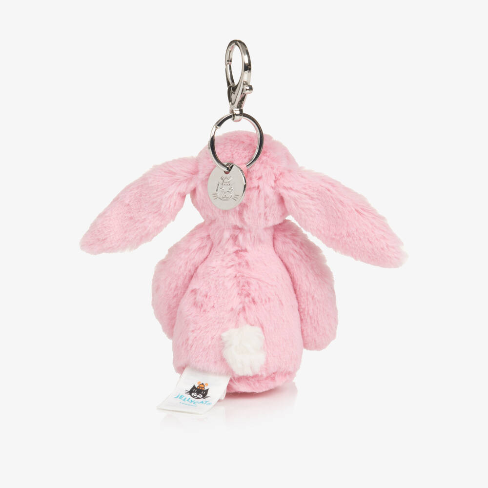 Jellycat-Pink Blushkin Blossom Bunny Bag Charm (18cm) | Childrensalon