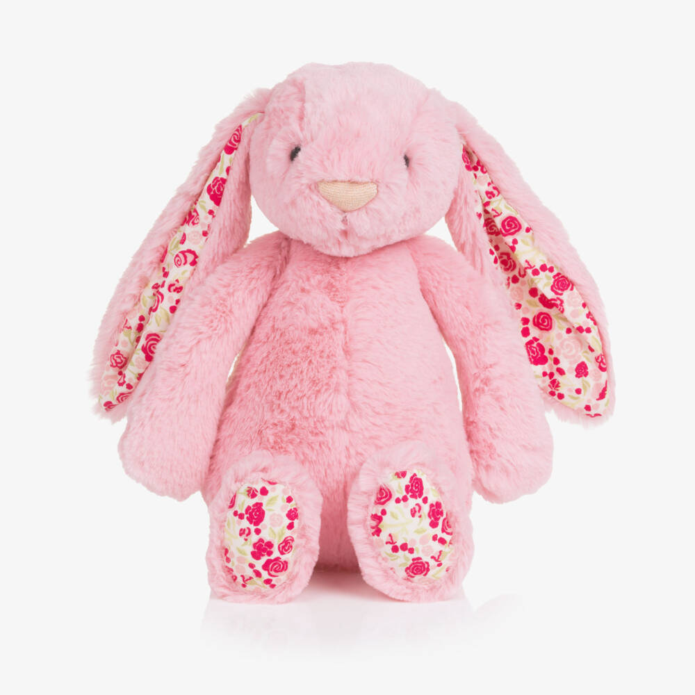 Jellycat-Pink Blushkin Blossom Luxe Bunny (28cm) | Childrensalon