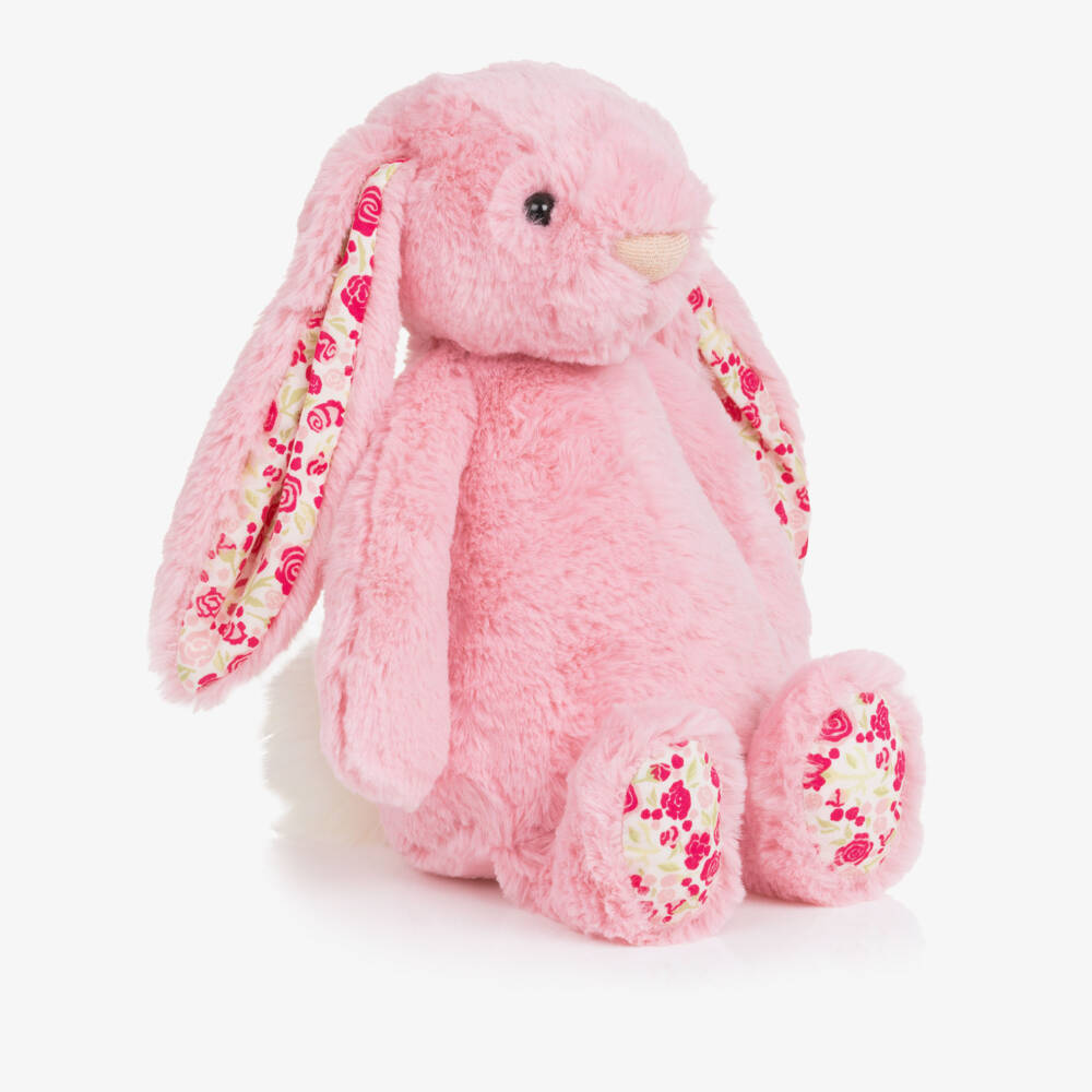 Jellycat-Pink Blushkin Blossom Luxe Bunny (28cm) | Childrensalon