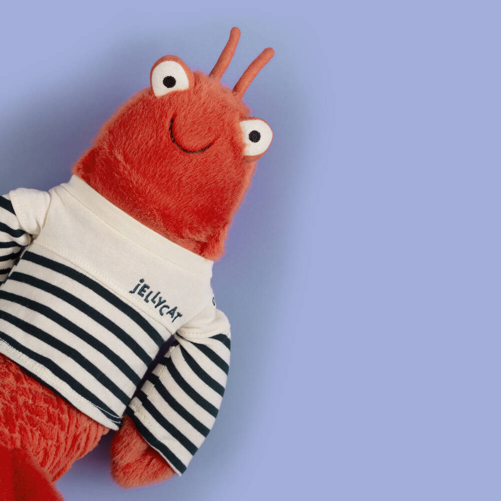 Jellycat-Pink Larry Lobster Sailor Outfit (28cm) | Childrensalon
