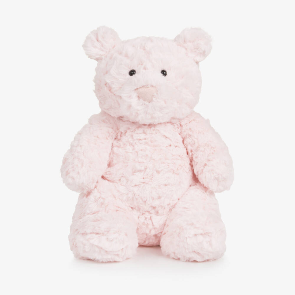 Jellycat-Pink Medium Leola Bear Soft Toy (26cm) | Childrensalon
