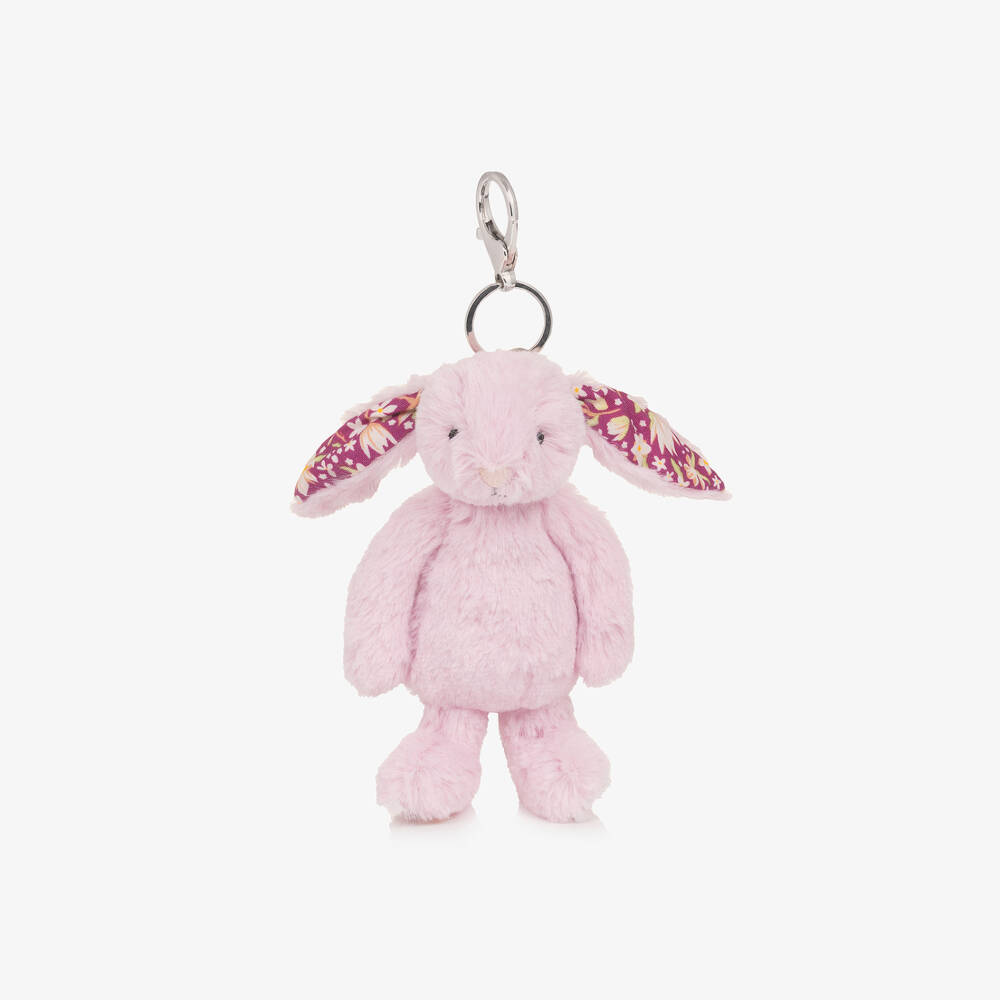 Jellycat-تعليقة حقيبة أرنب ثيسلبوب بلوسوم لون زهري (14 سم) | Childrensalon