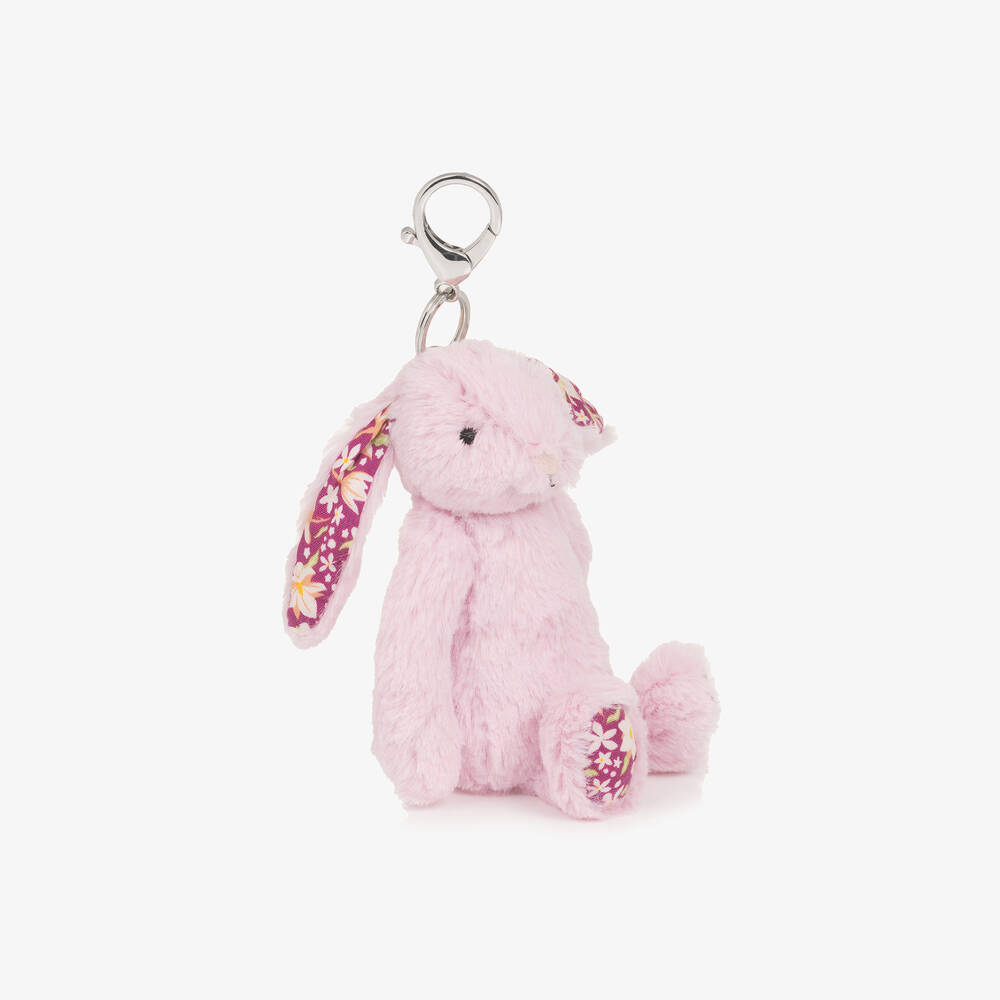 Jellycat-تعليقة حقيبة أرنب ثيسلبوب بلوسوم لون زهري (14 سم) | Childrensalon