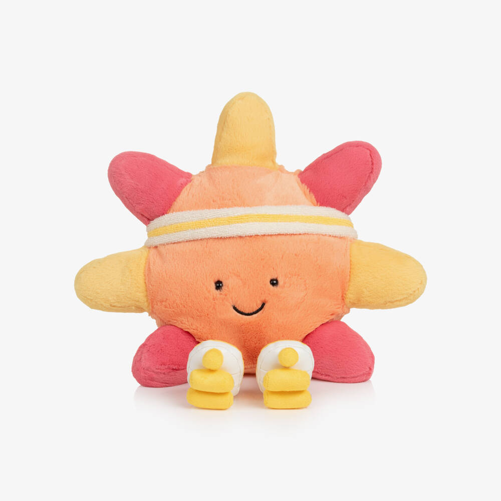Jellycat-Pink & Yellow Amuseables Sun Roller Skates (30cm) | Childrensalon