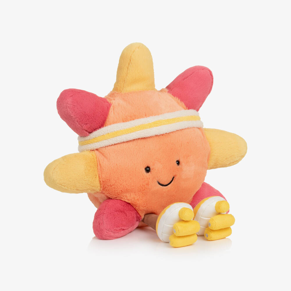 Jellycat-Pink & Yellow Amuseables Sun Roller Skates (30cm) | Childrensalon