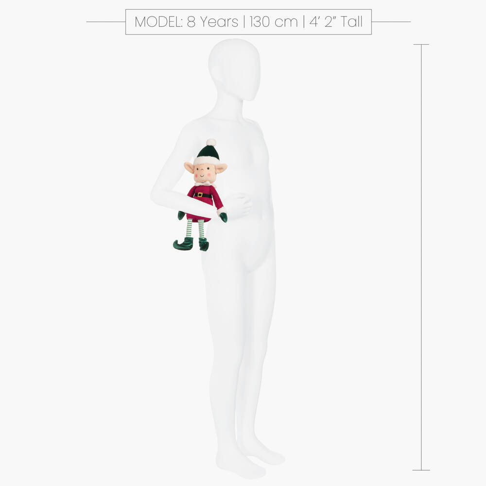 Jellycat-لعبة طرية علي شكل القزم إيلدو لون احمر(35 سم) | Childrensalon