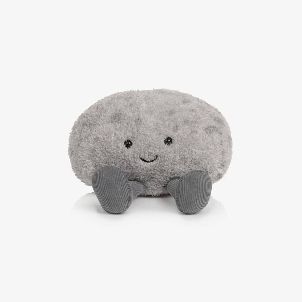 Jellycat-Small Grey Amuseables Pebble Soft Toy (11cm) | Childrensalon