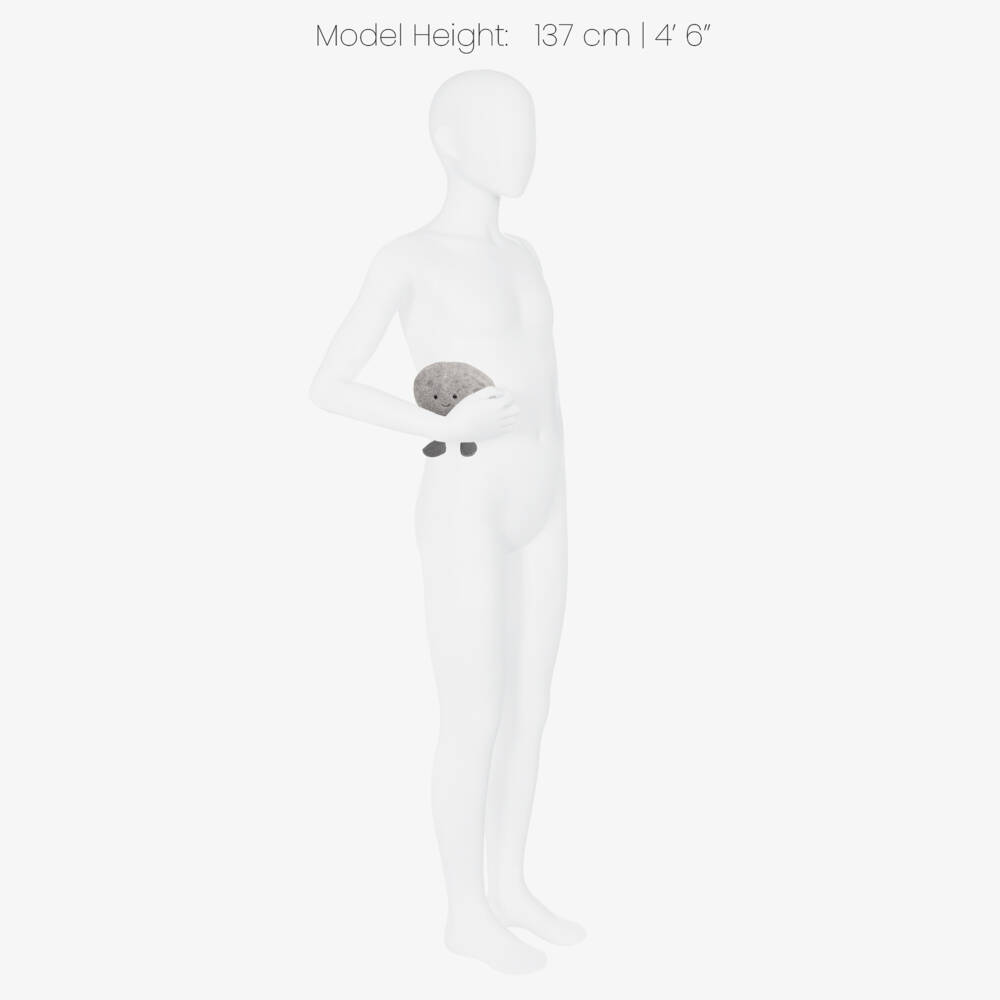 Jellycat-Small Grey Amuseables Pebble Soft Toy (11cm) | Childrensalon