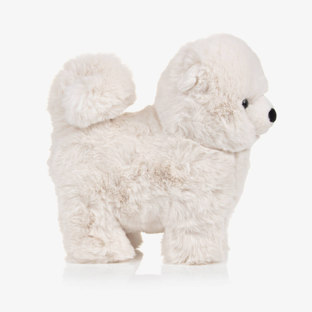 Jellycat-White Daphne Pomeranian Soft Toy (24cm) | Childrensalon