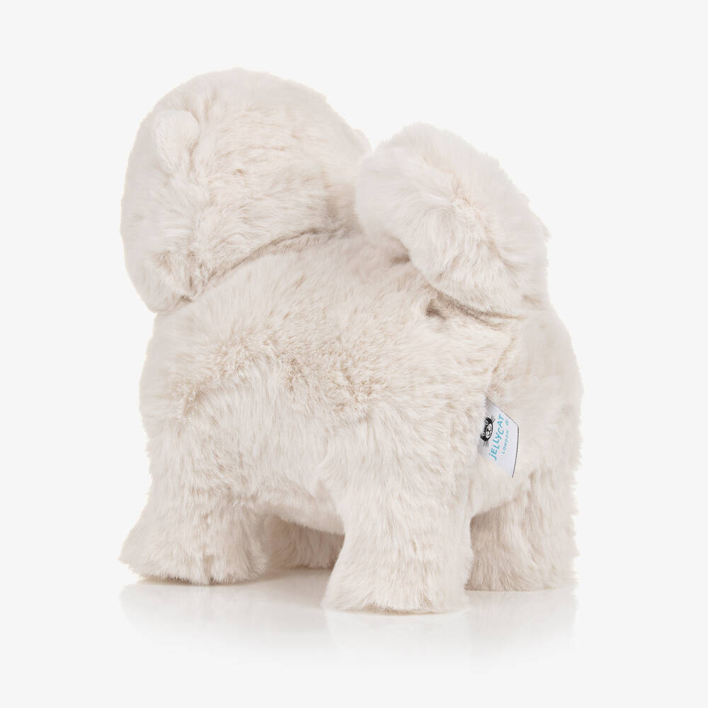 Jellycat-White Daphne Pomeranian Soft Toy (24cm) | Childrensalon