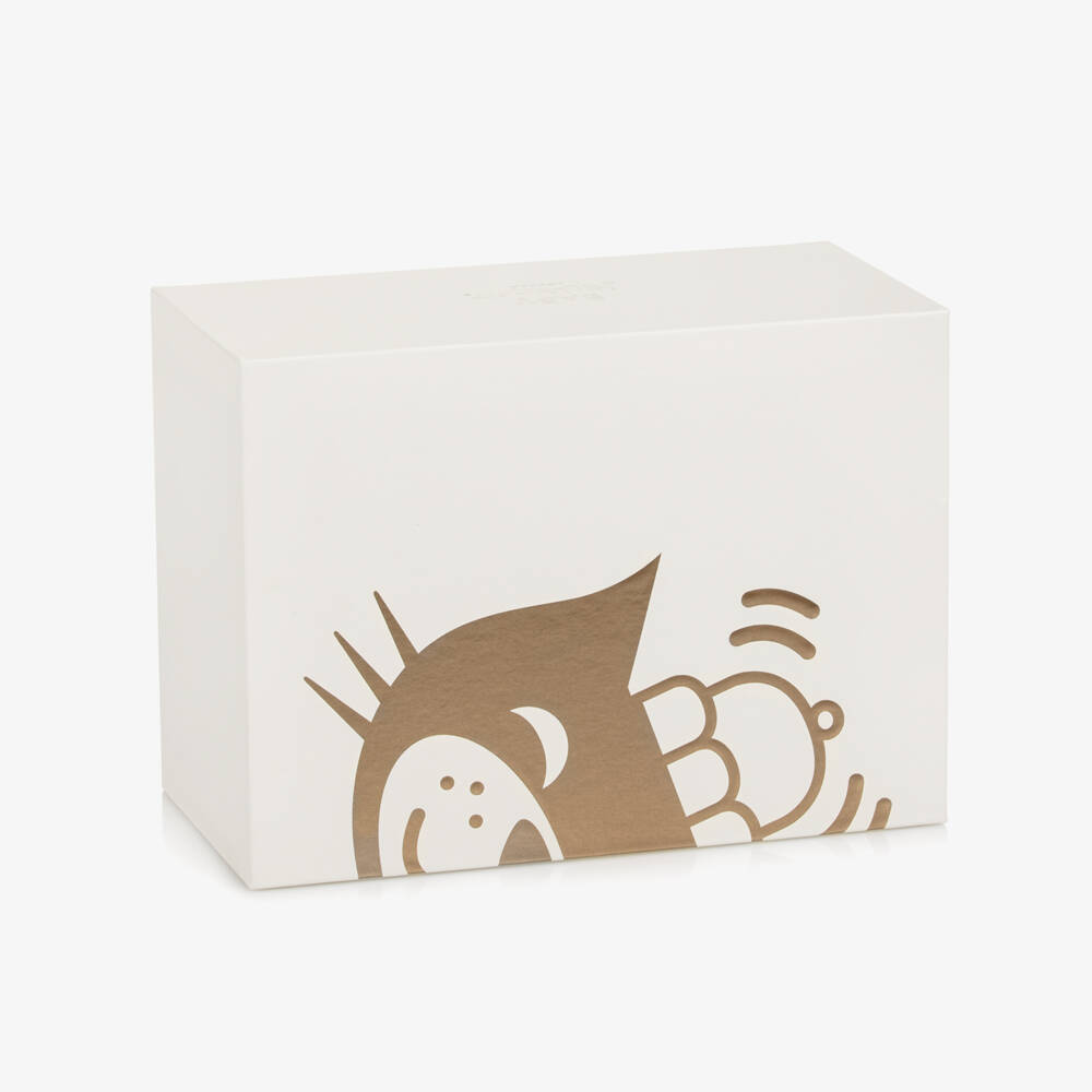 Jellycat-White Plush Bashful Luxe Bunny Luna Blankie (70cm) | Childrensalon