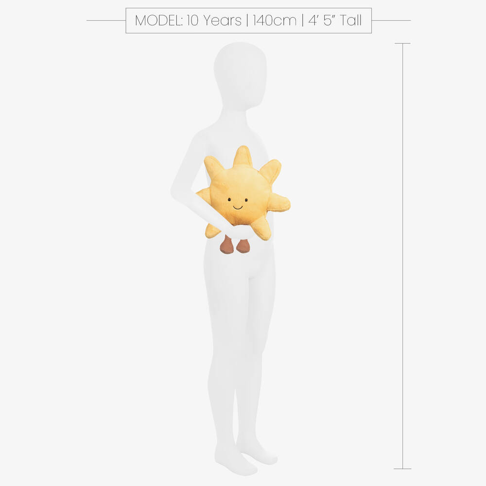 Jellycat-Yellow Amuseables Sun Soft Toy (31cm) | Childrensalon