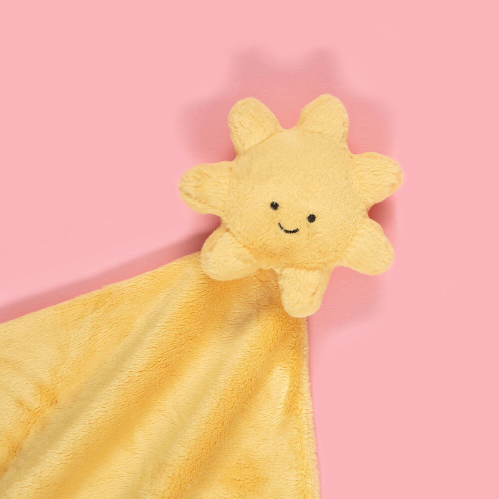 Jellycat-لعبة لتهدئة الرضيع على شكل شمس لون أصفر (34 سم) | Childrensalon