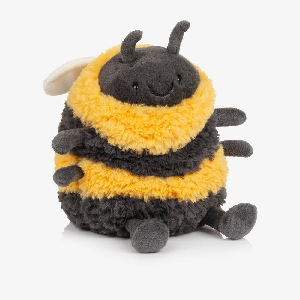 Jellycat-Yellow & Black Albee Bee Soft Toy (16cm) | Childrensalon