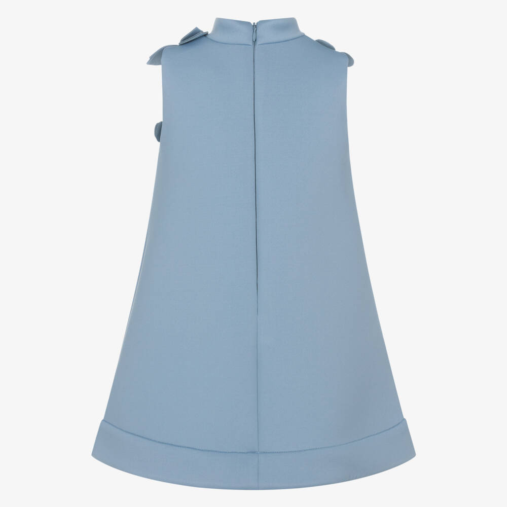 Jessie and James London-فستان بتصميم ورود و A-Line لون أزرق | Childrensalon