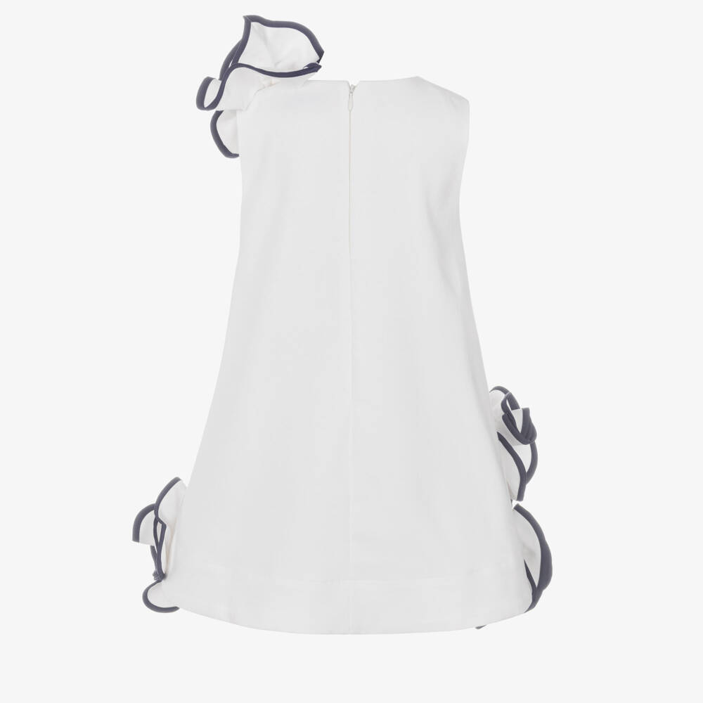 Jessie and James London-Girls White Statement Ruffle Dress | Childrensalon