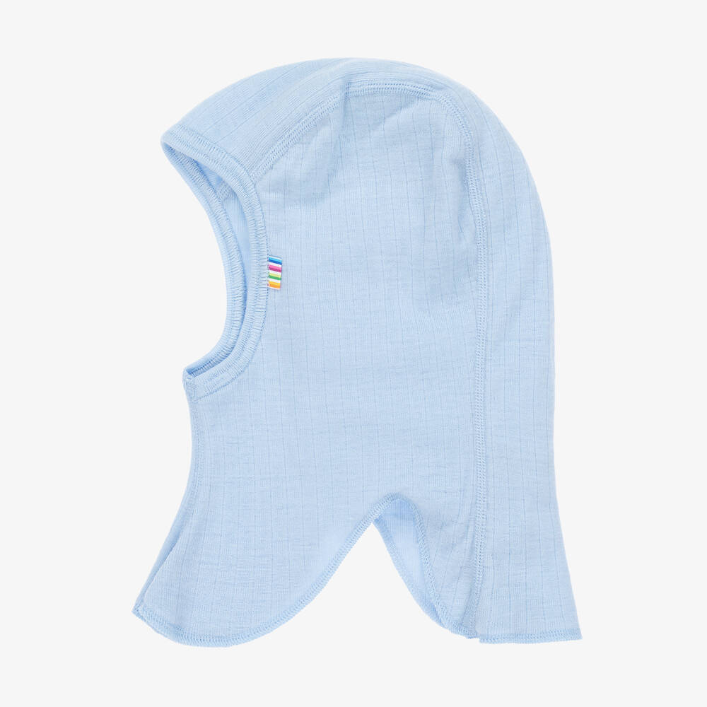 Joha-Blue Merino Wool Balaclava | Childrensalon